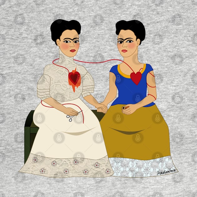 Ladies Fridas by Pendientera